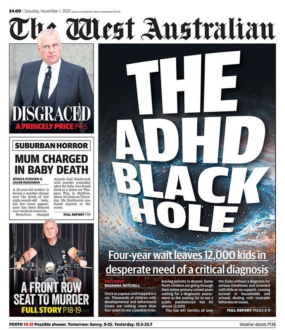 The West Australian - Front Page - 11/01/2025