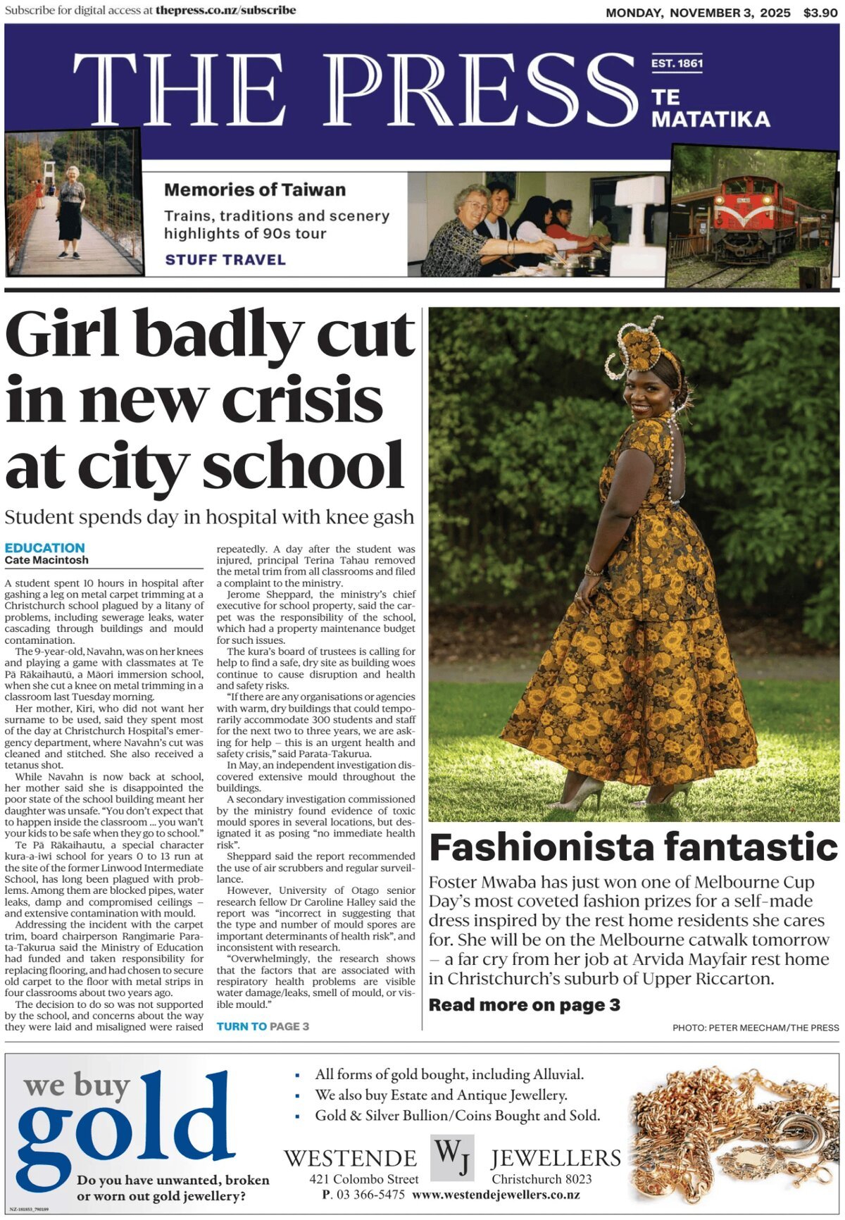 The Press (NZ) - Front Page - 11/03/2025