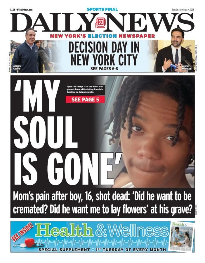 Daily News (New York) - Cover - 11/04/2025