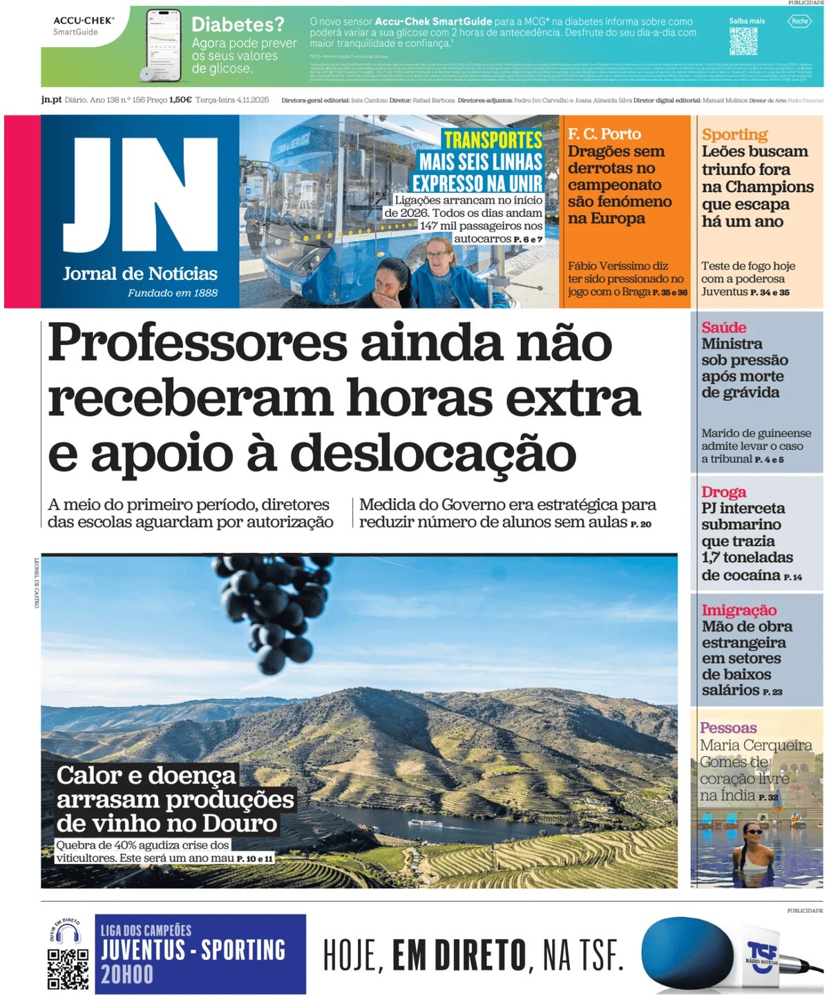 Jornal de Notícias - Front Page - 11/04/2025