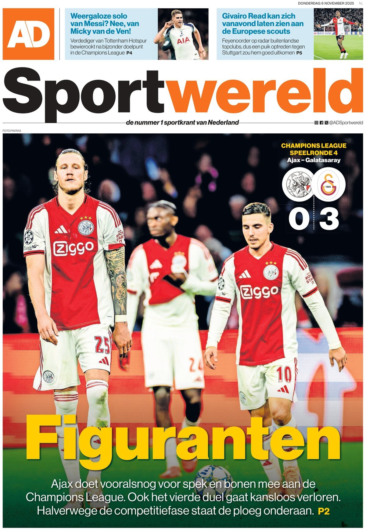 AD Sportwereld - Front Page - 11/06/2025