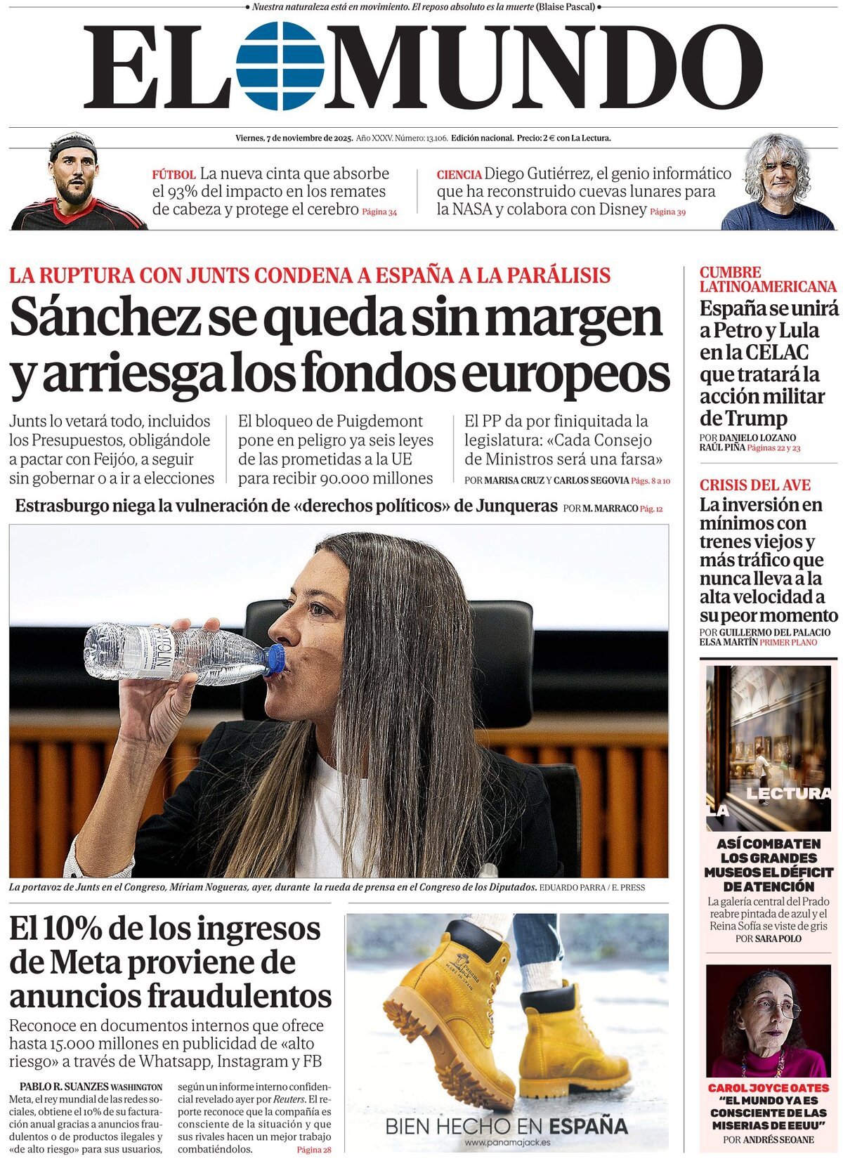 El Mundo - Front Page - 11/07/2025