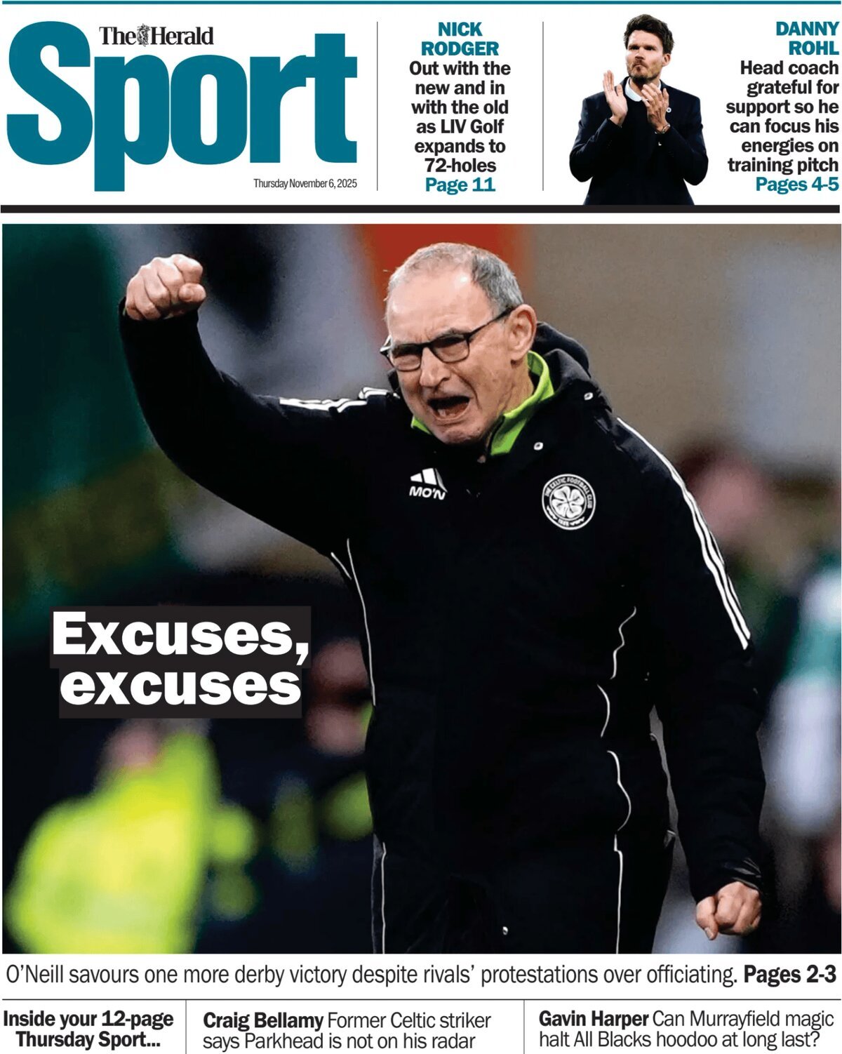 The Herald SPORT (Scotland) - Front Page - 11/06/2025