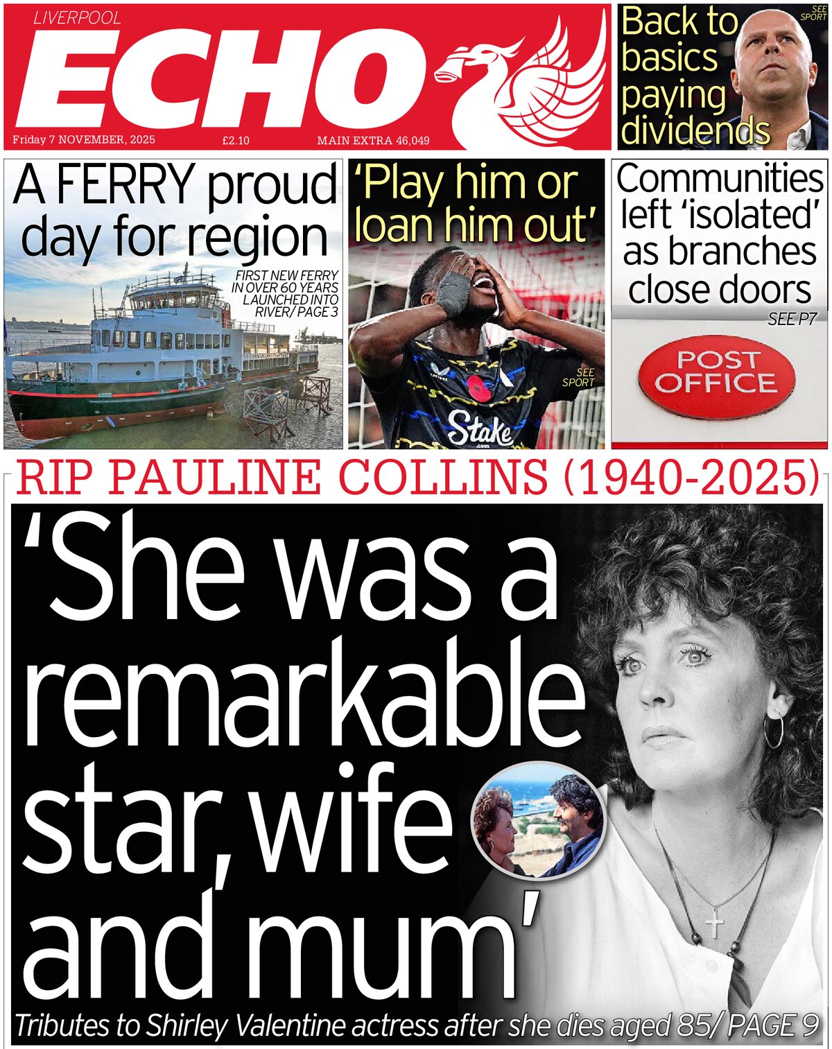 Liverpool Echo - Front Page - 11/07/2025