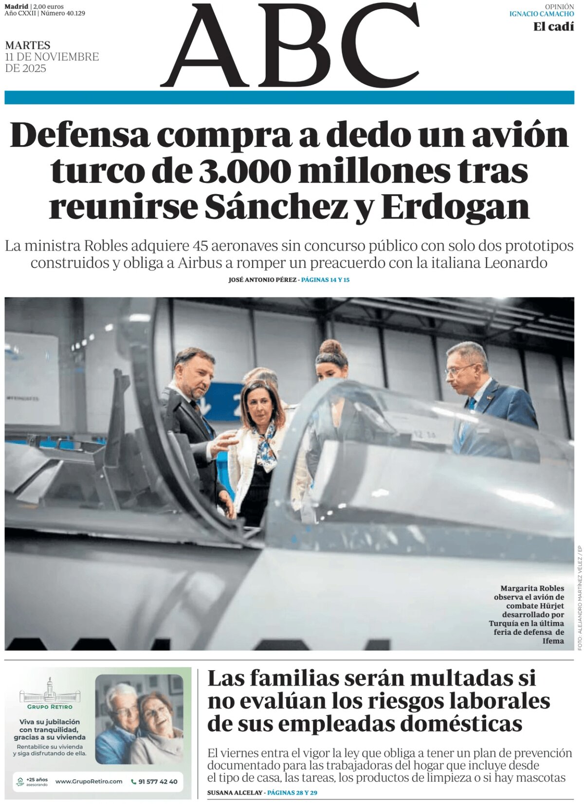 ABC - Front Page - 11/11/2025