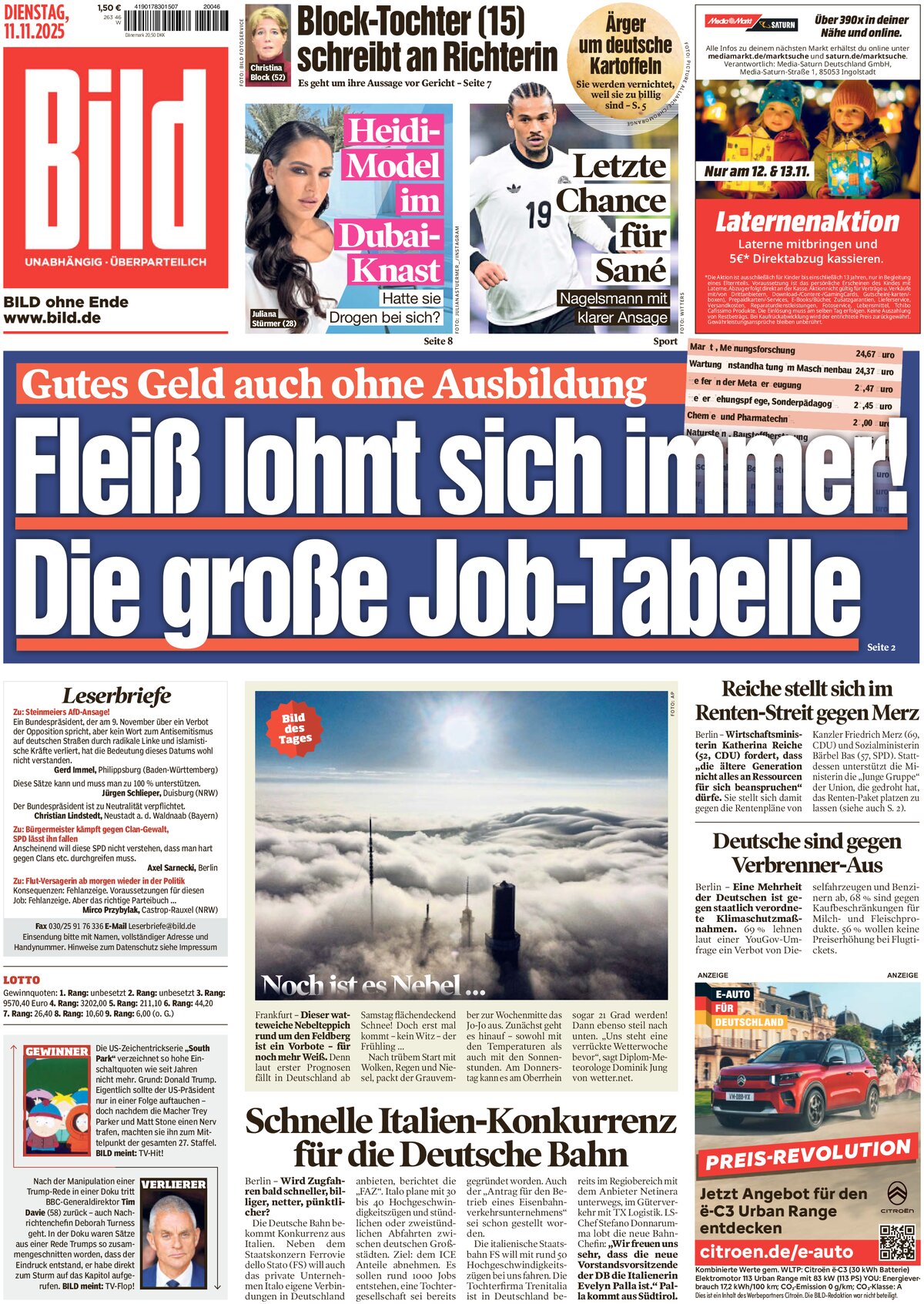 Bild - Front Page - 11/11/2025