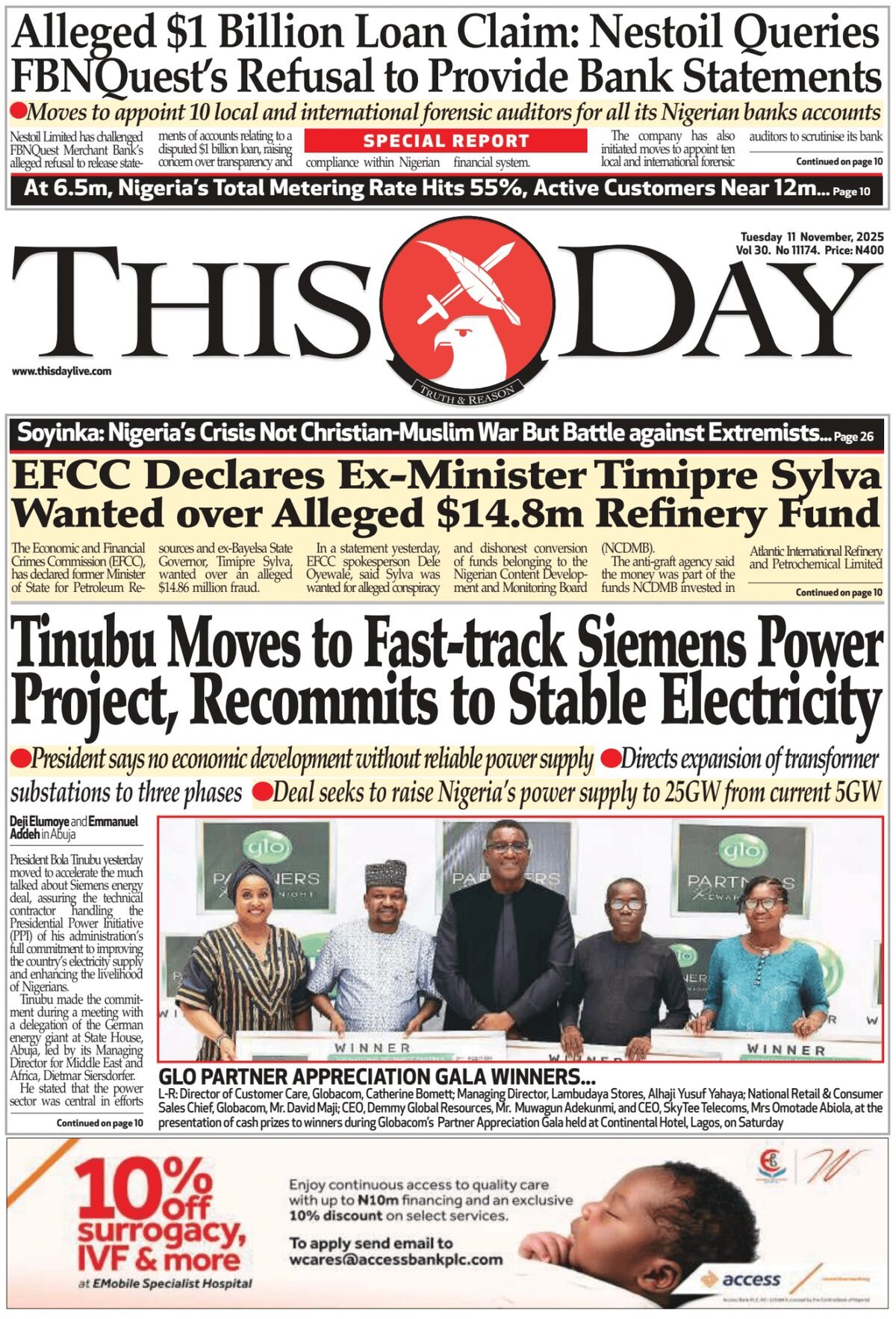 ThisDay - Front Page - 11/11/2025