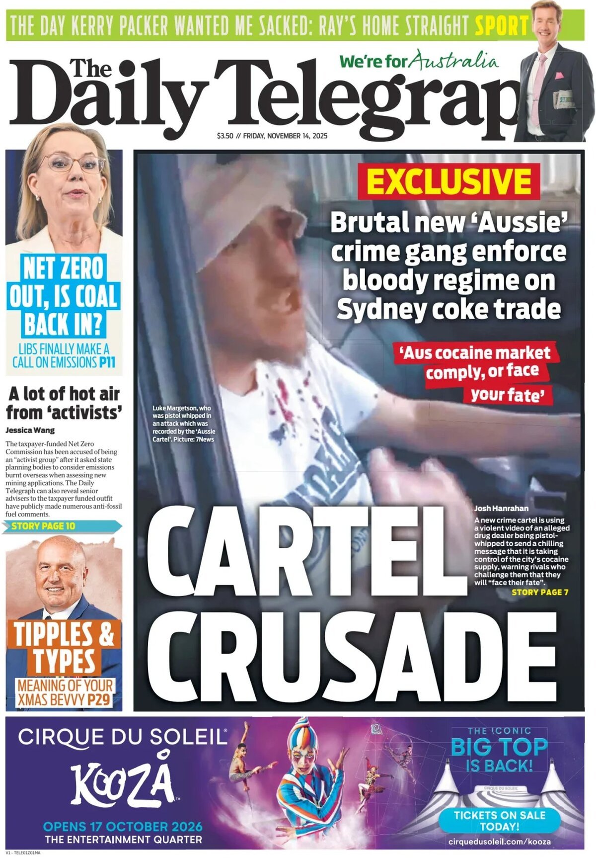 The Daily Telegraph (Sydney) - Front Page - 11/14/2025