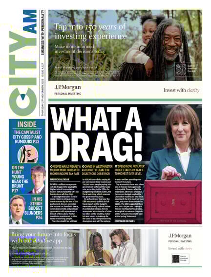 City A.M. - Front Page - 11/27/2025