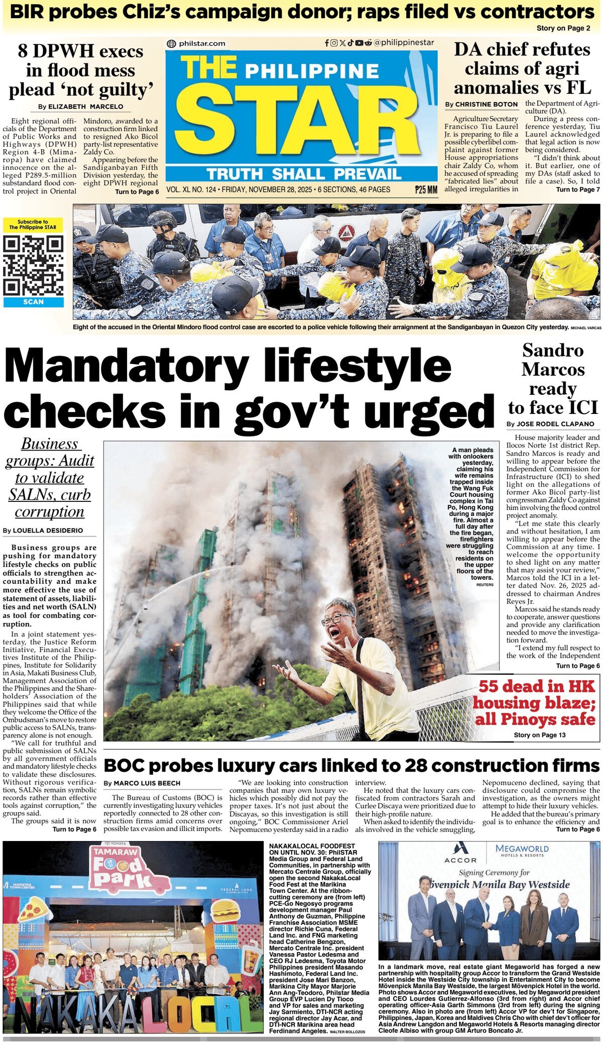 The Philippine Star - Front Page - 11/28/2025