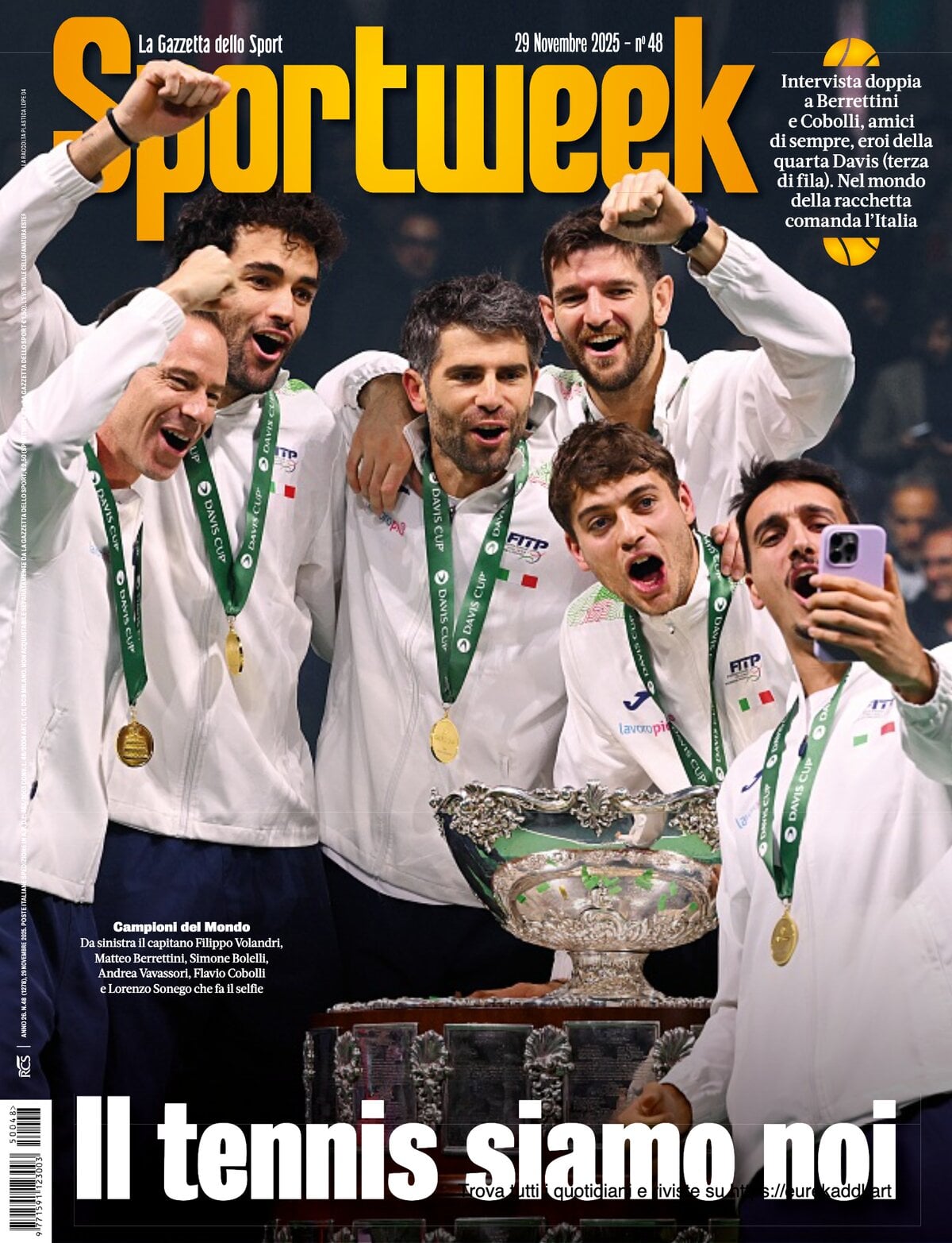 Sportweek (La Gazzetta Dello Sport) - Cover - 11/29/2025