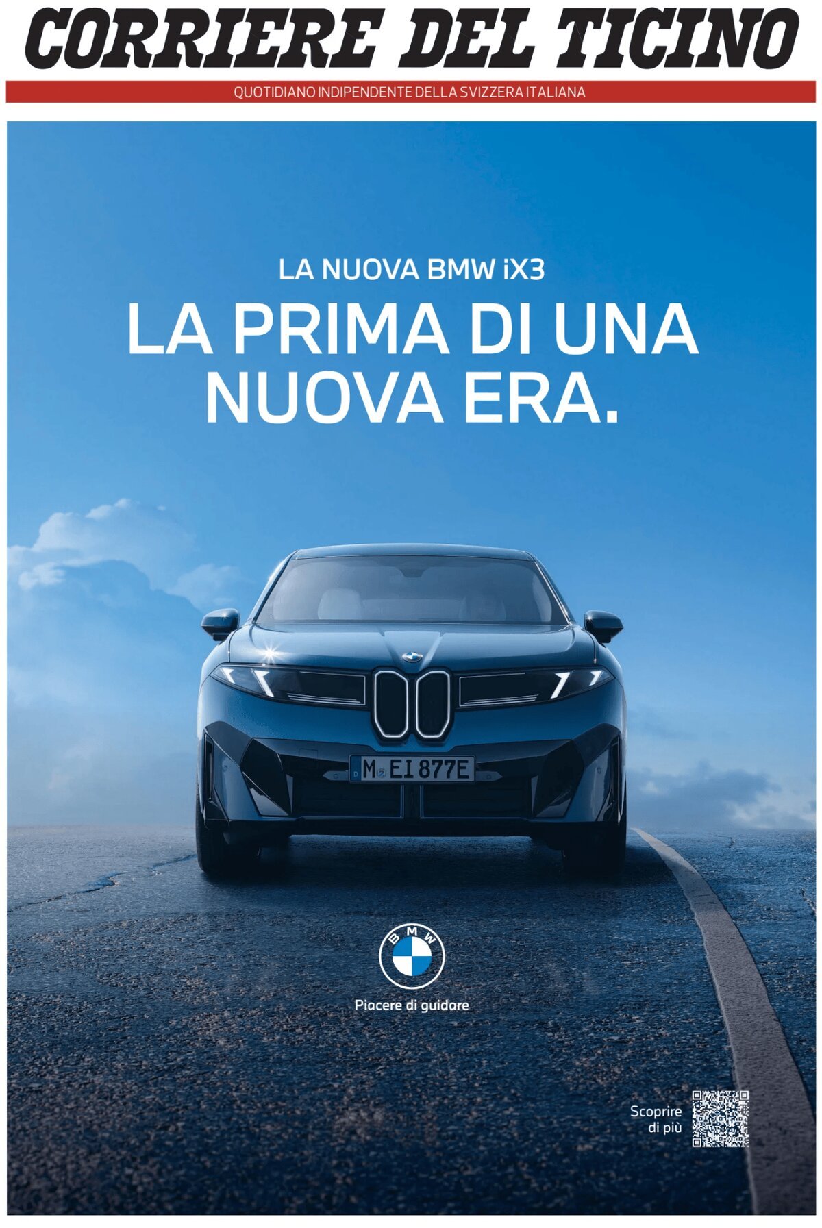 Corriere del Ticino - Front Page - 12/01/2025