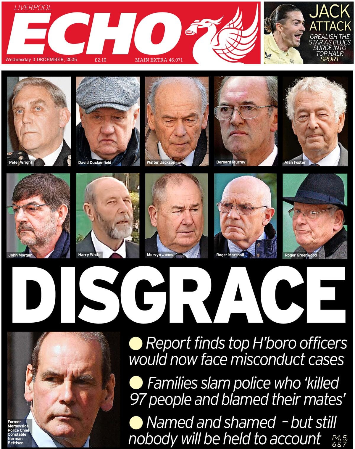 Liverpool Echo - Front Page - 12/03/2025