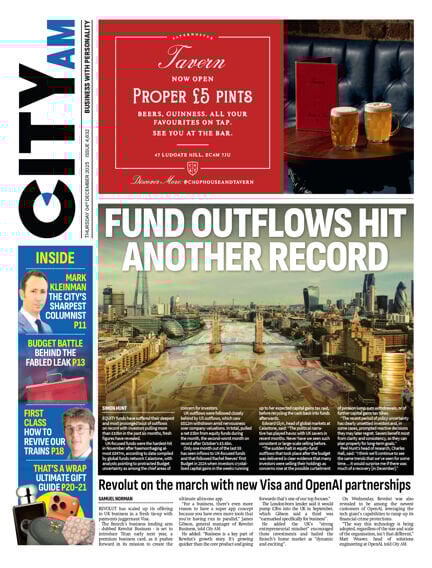 City A.M. - Front Page - 12/04/2025