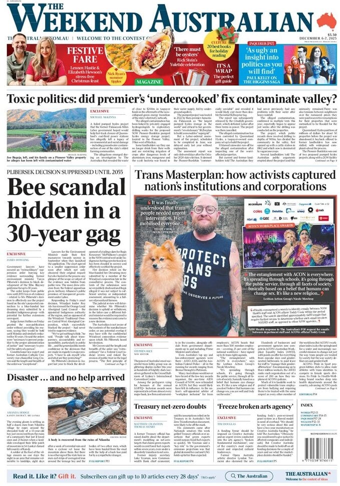 The Australian - Front Page - 12/07/2025