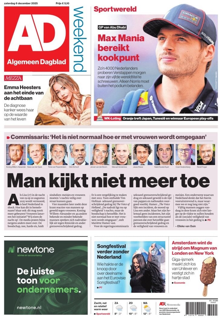 Algemeen Dagblad (AD) - Front Page - 12/06/2025