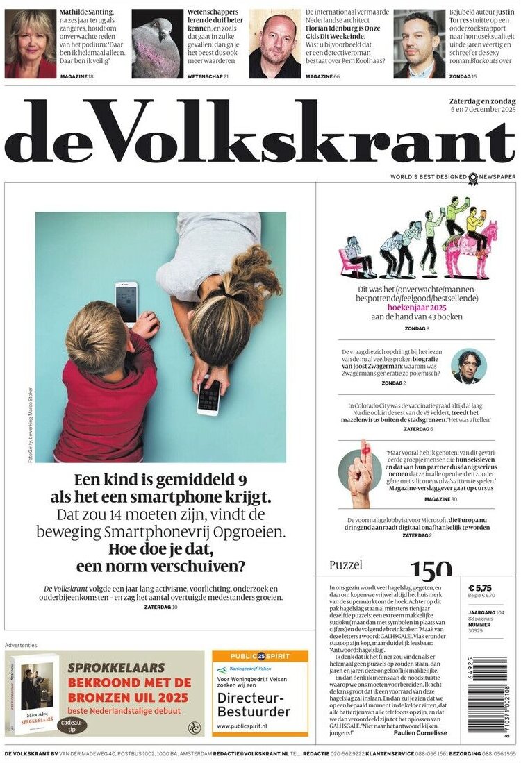 de Volkskrant - Front Page - 12/07/2025