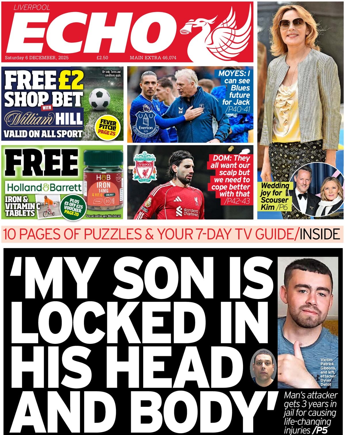 Liverpool Echo - Front Page - 12/06/2025