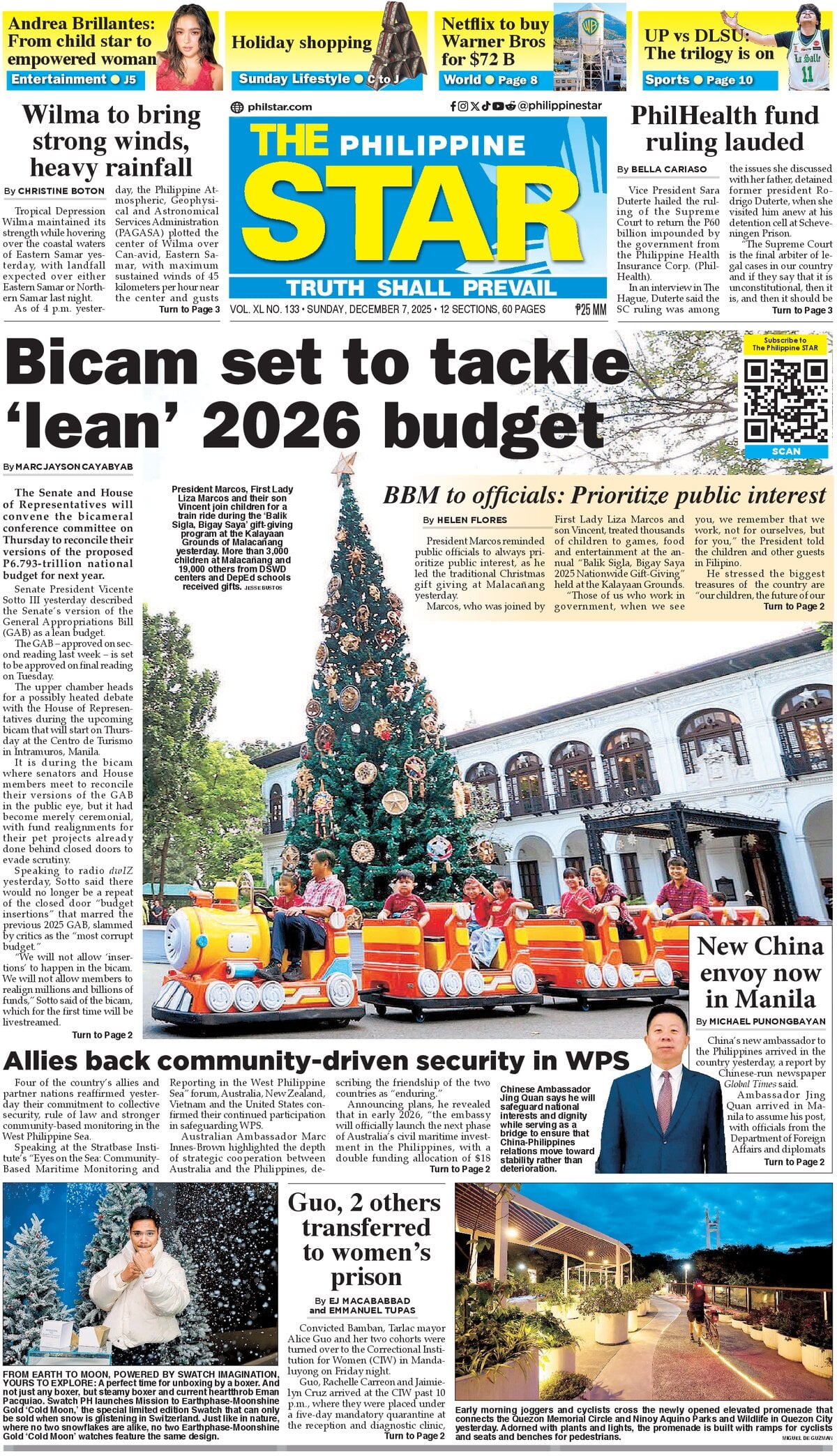 The Philippine Star - Front Page - 12/07/2025