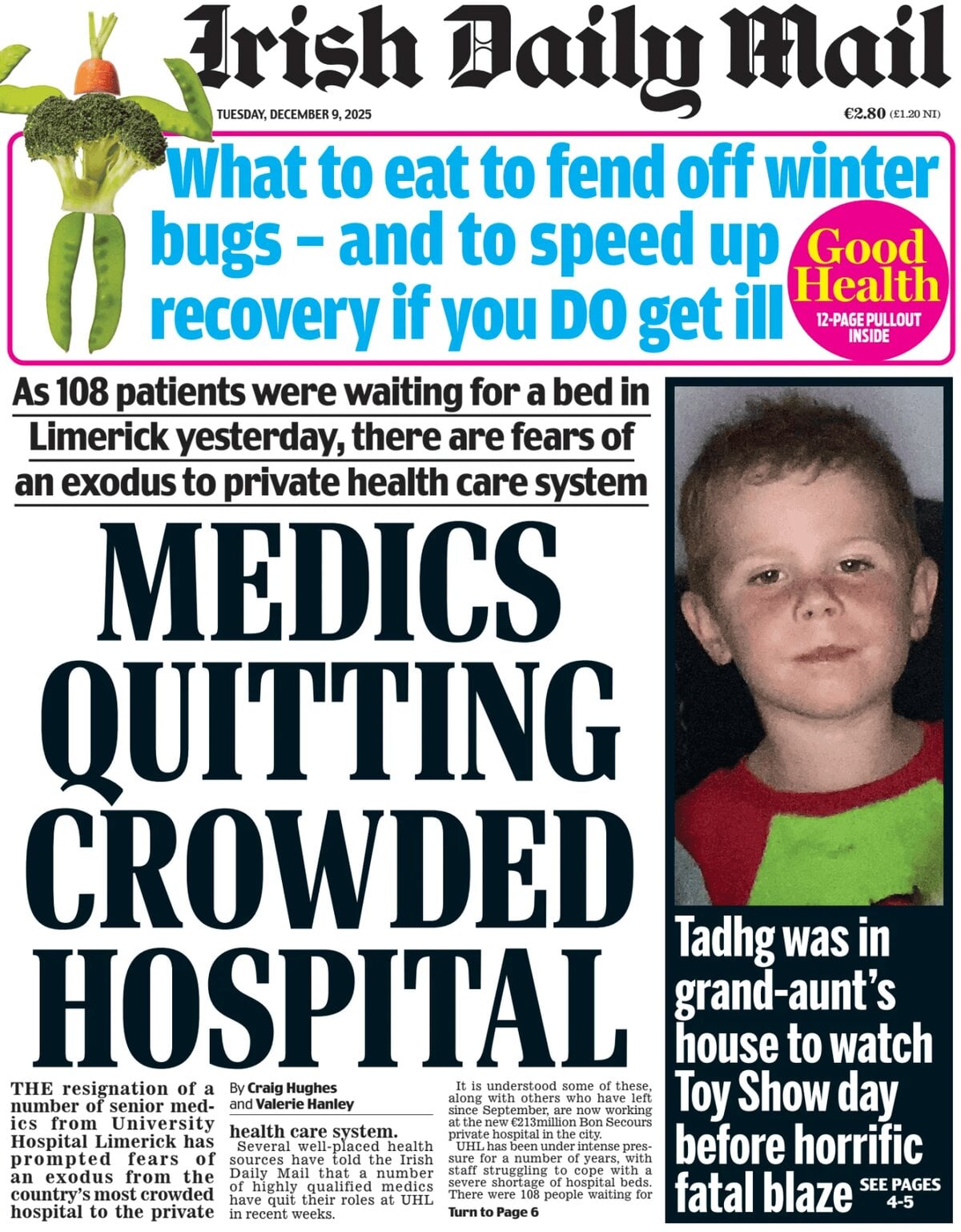 Irish Daily Mail - Front Page - 12/09/2025
