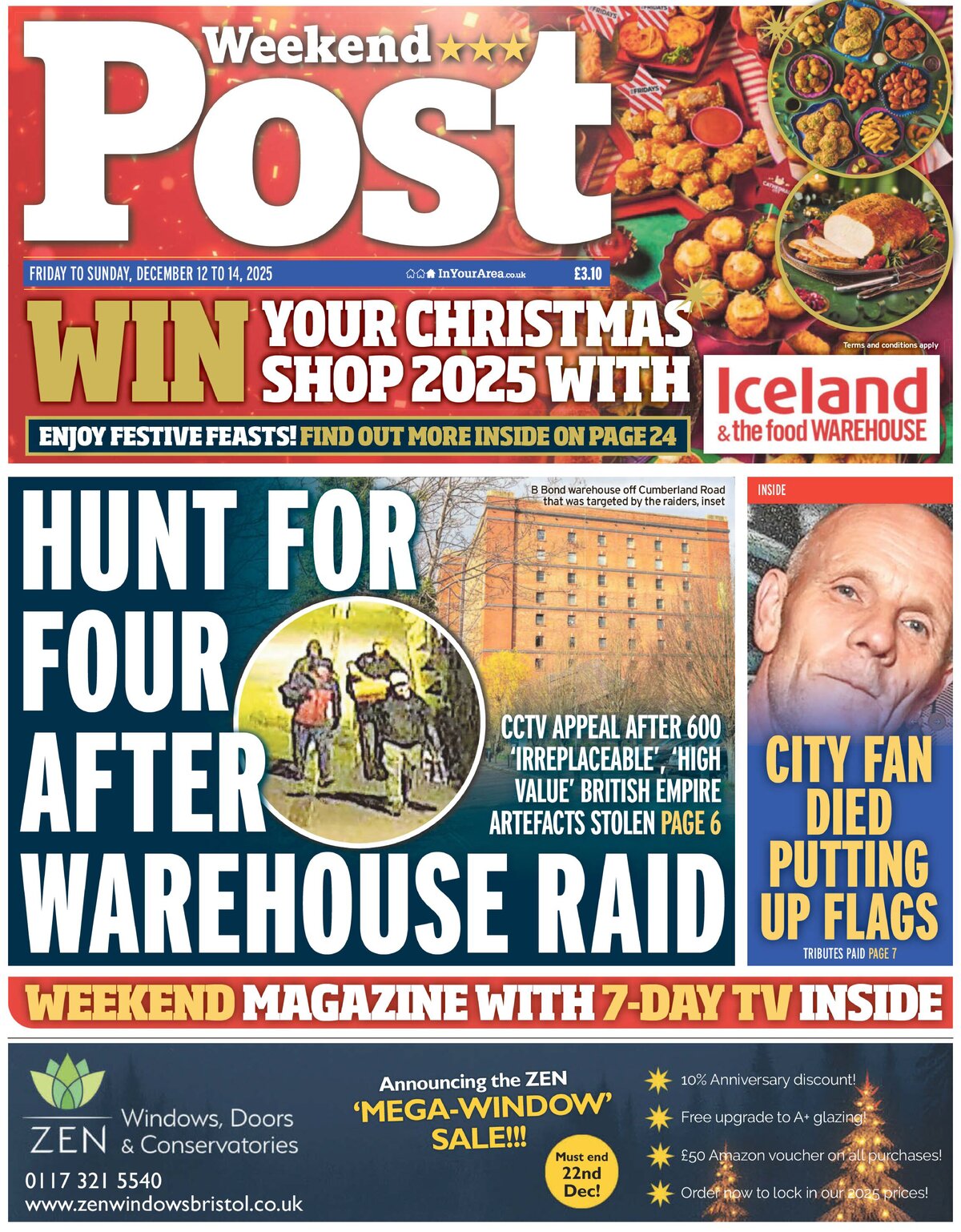 Bristol Post - Front Page - 12/14/2025