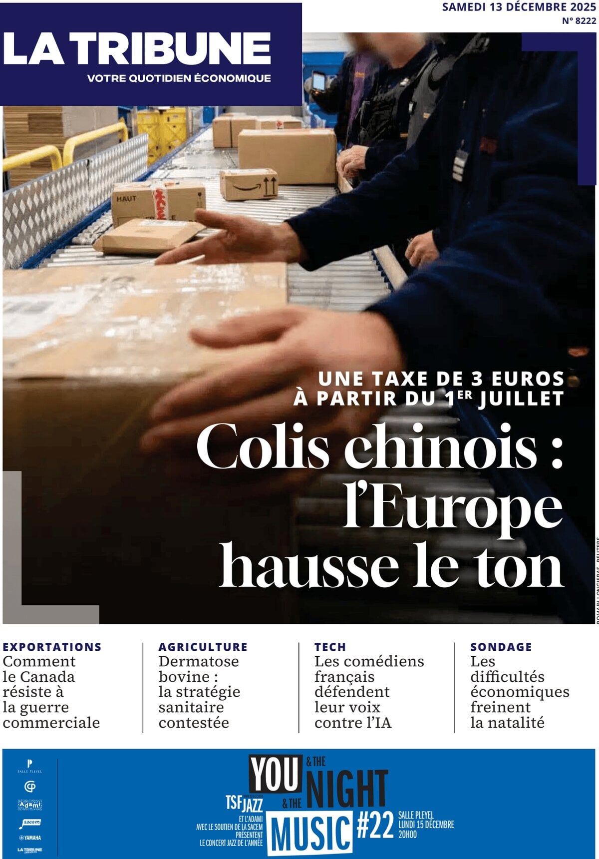 La Tribune - Front Page - 12/13/2025