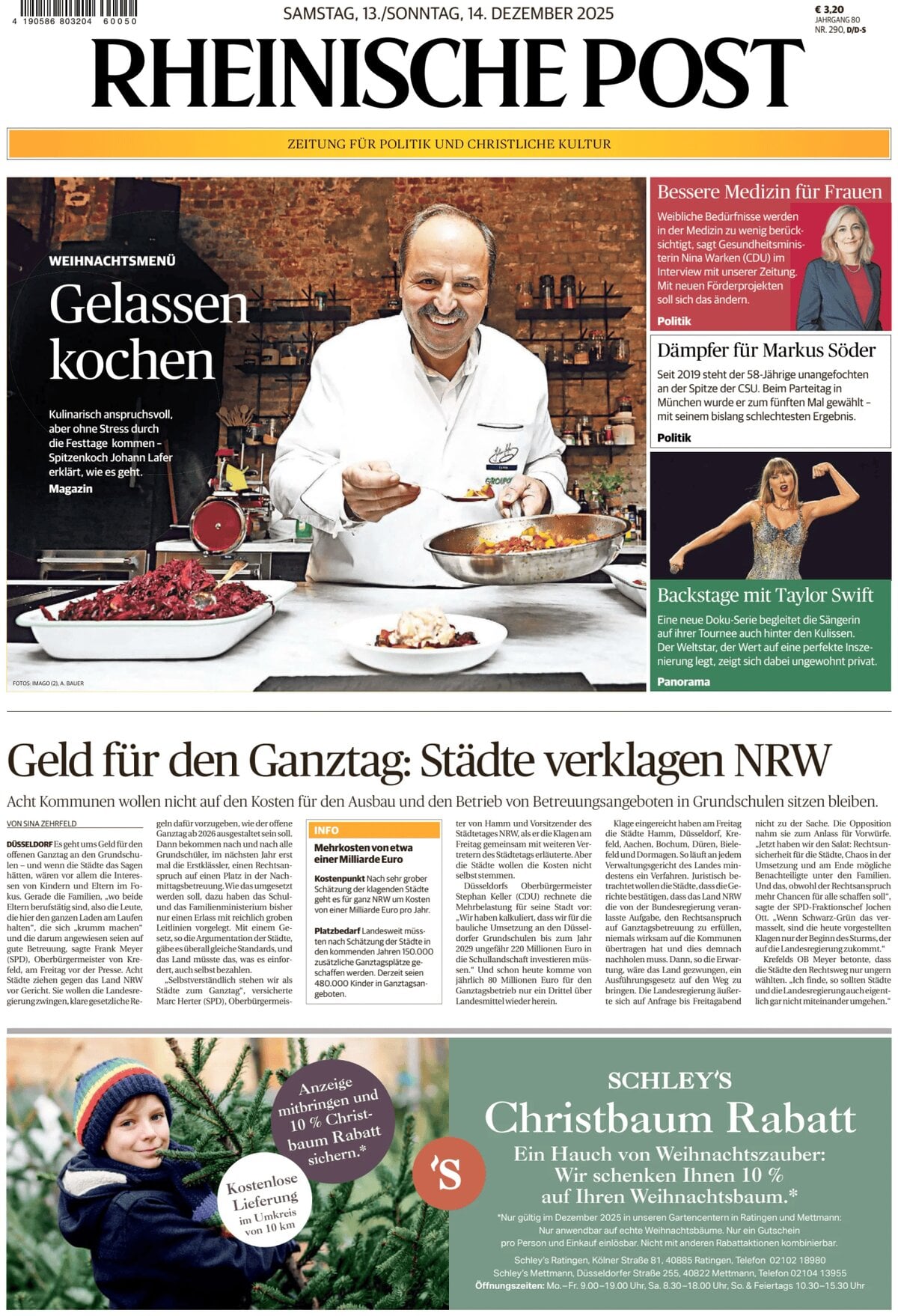 Rheinische Post - Front Page - 12/13/2025