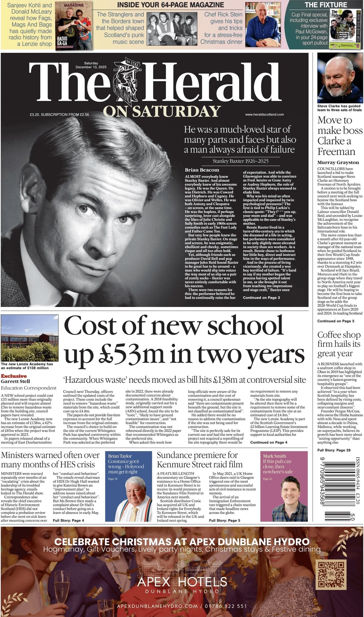 The Herald (Scotland) - Front Page - 12/13/2025
