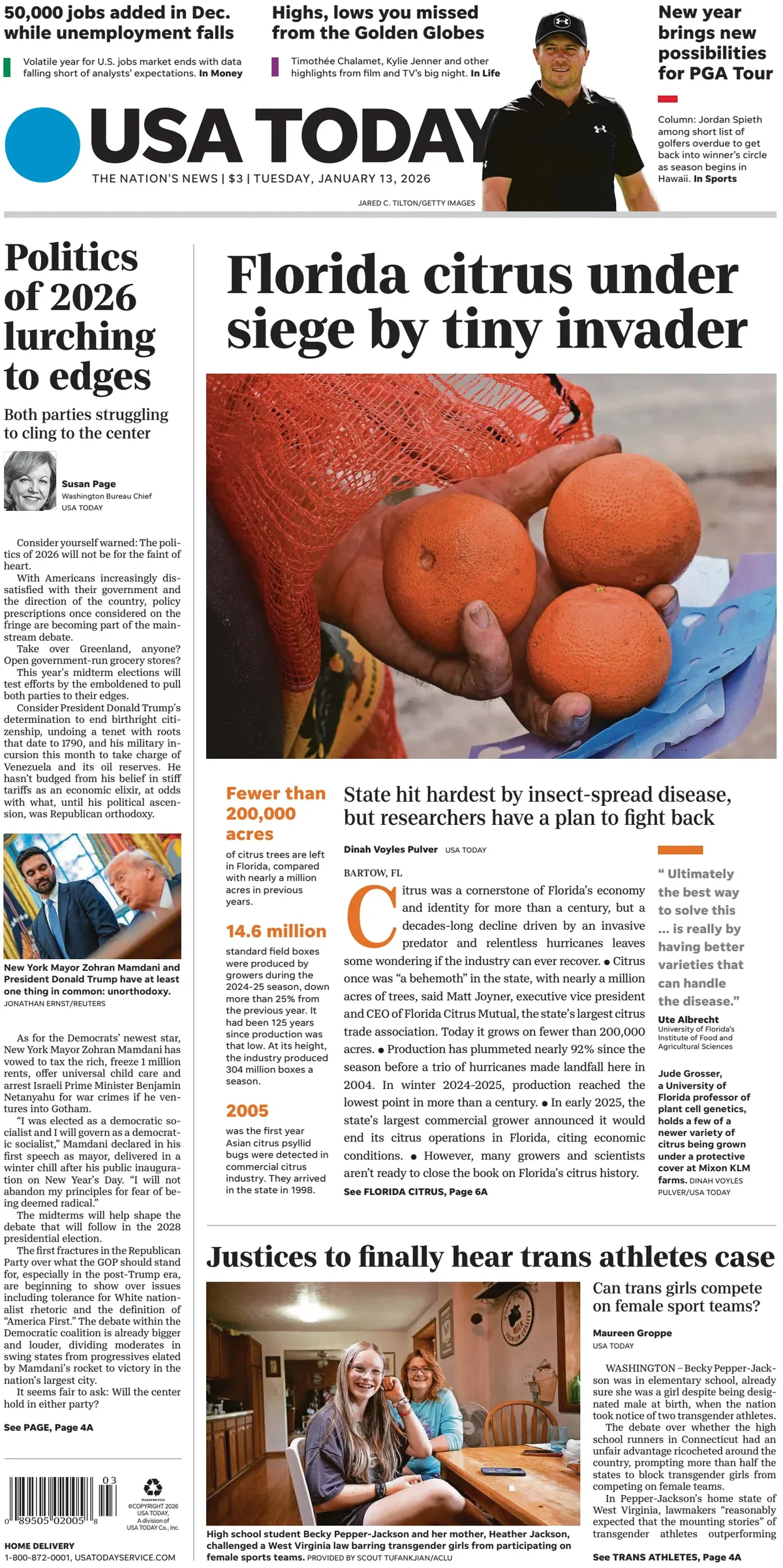 🗞️ [ #FrontPage ] 🌎🌍🌏 63 sats yesterday full slate…