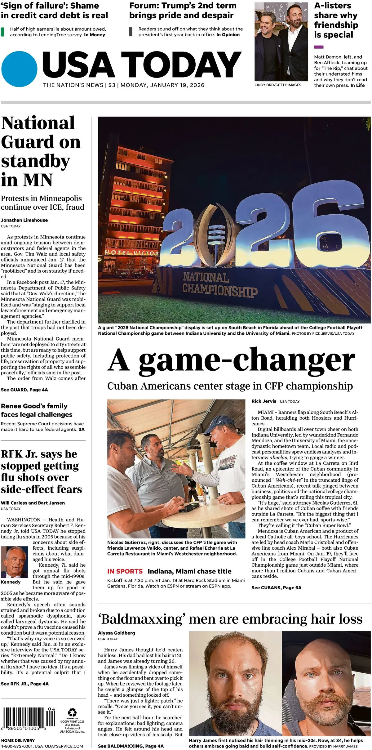 🗞️ [ #FrontPage ] 🌎🌍🌏 you came up short yesterday…