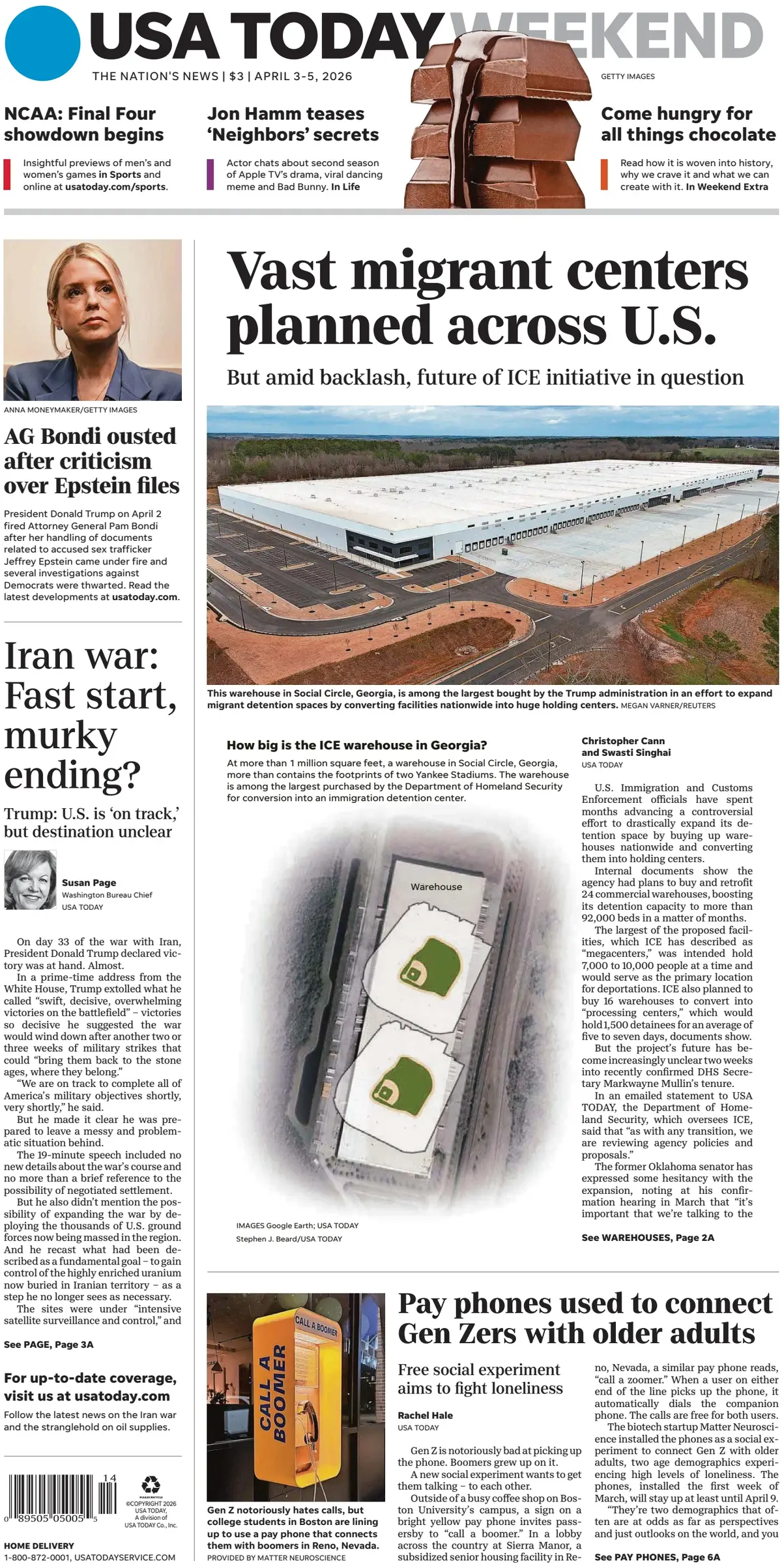 Cover USA Today 05/04/2026