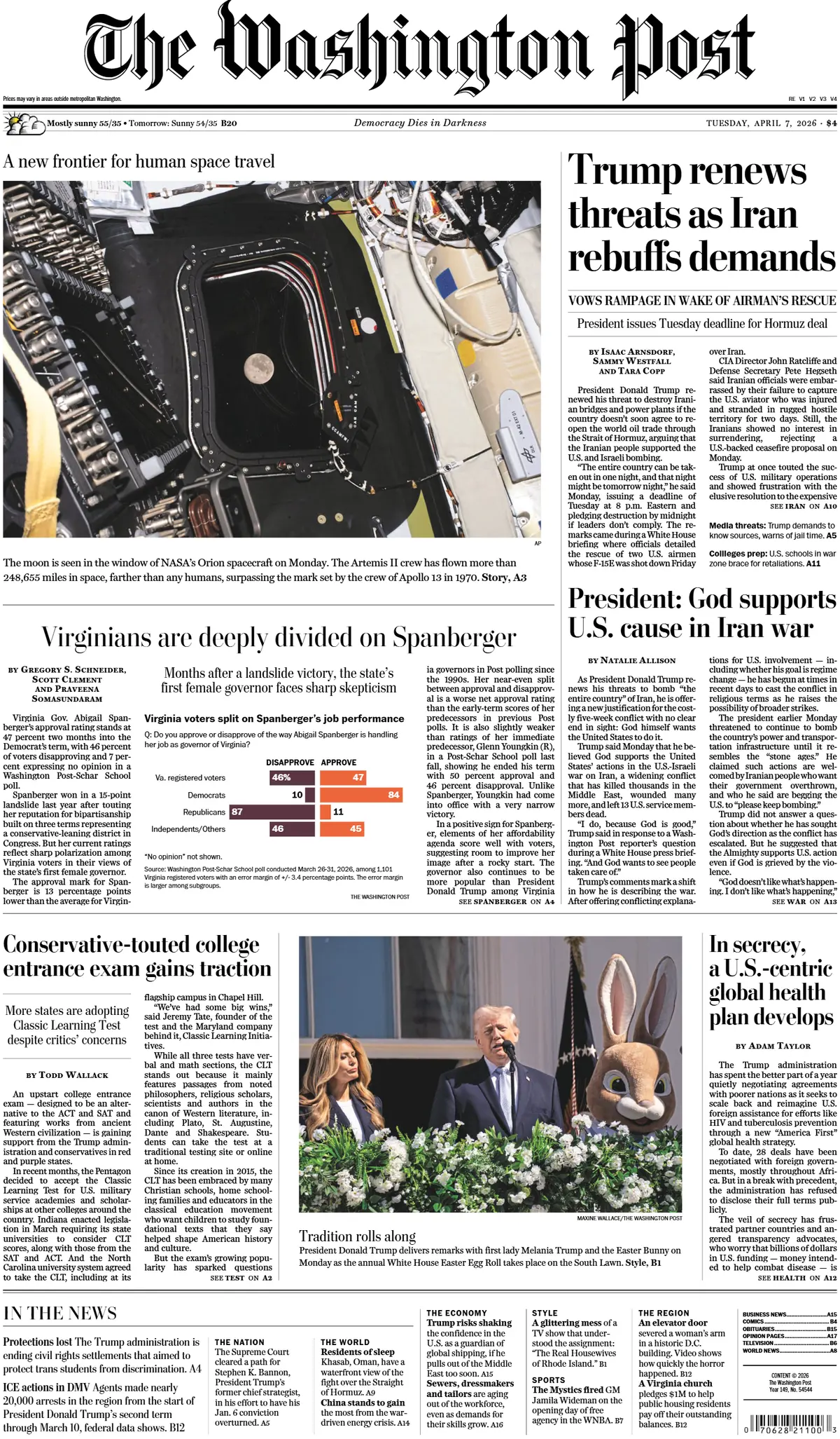 Cover The Washington Post 07/04/2026