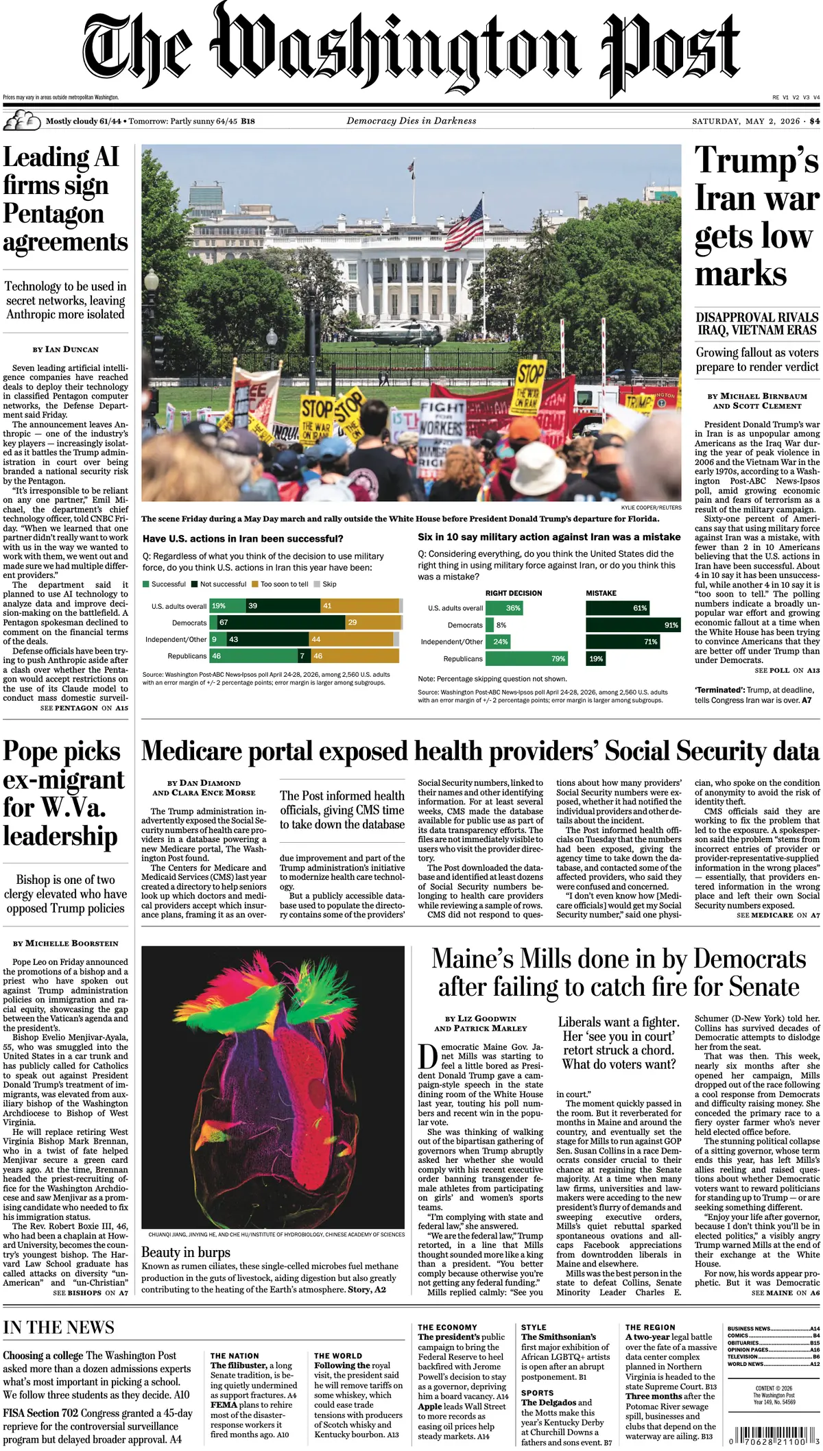 Cover The Washington Post 02/05/2026