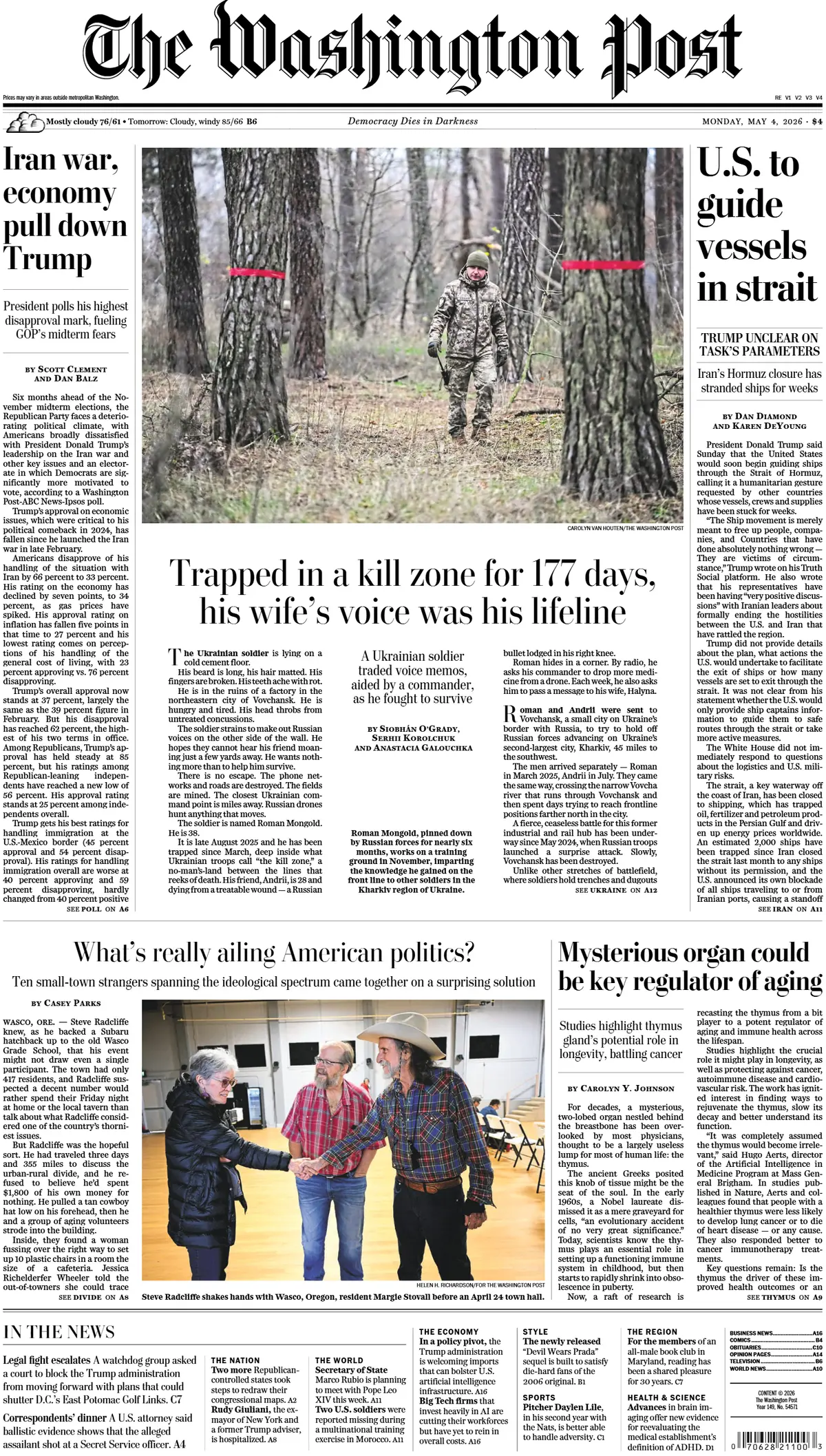 Cover The Washington Post 04/05/2026