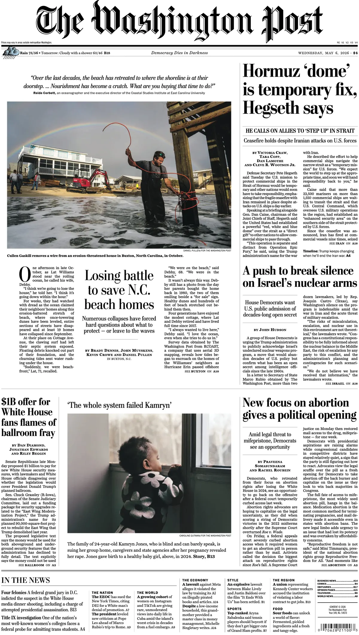 Cover The Washington Post 06/05/2026