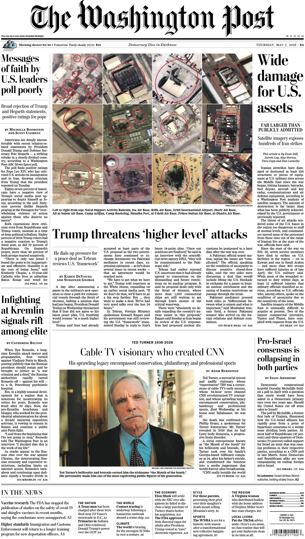 Cover The Washington Post 07/05/2026