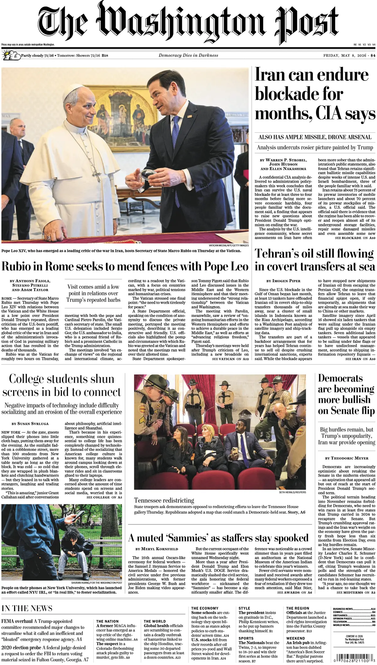 Cover The Washington Post 08/05/2026