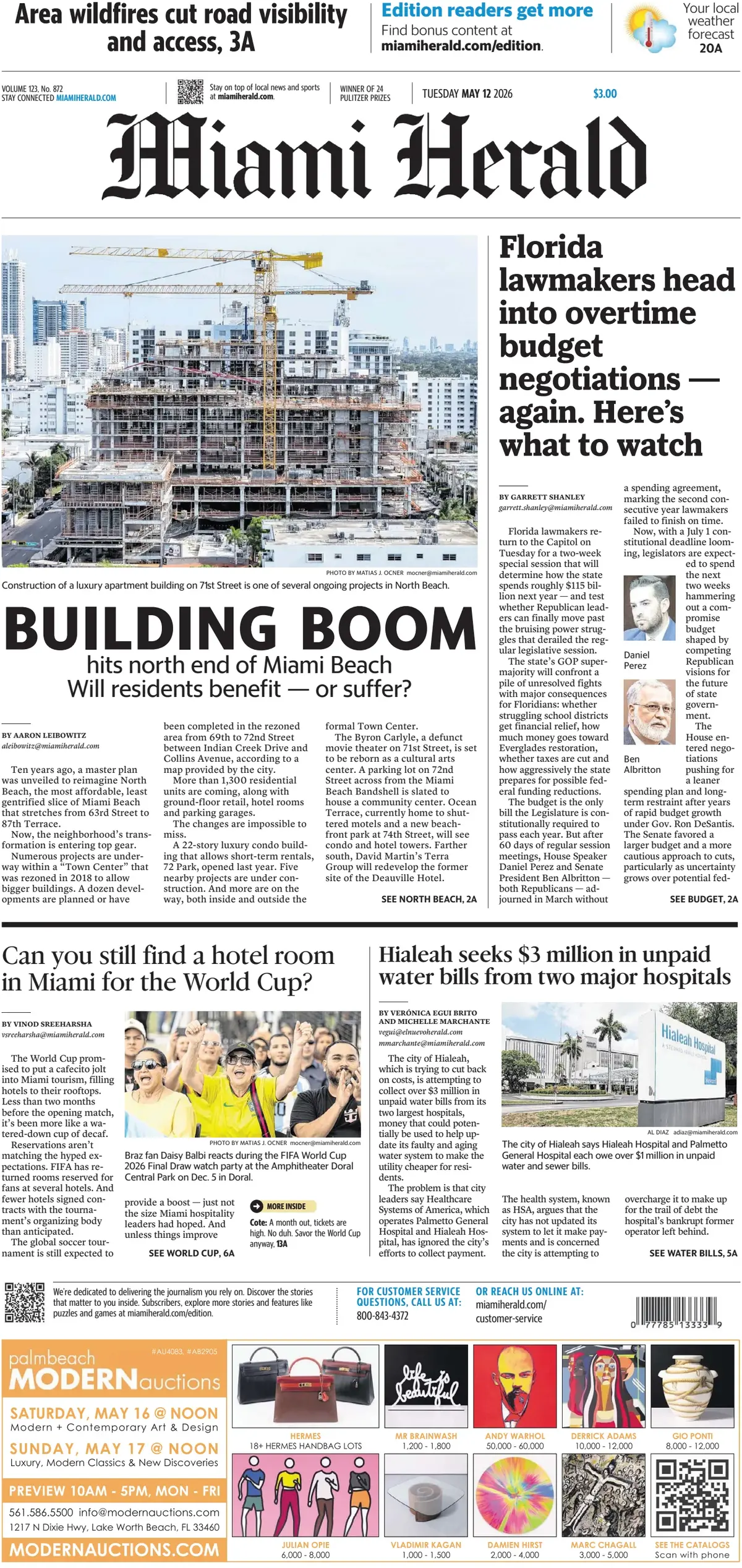 Cover Miami Herald 12/05/2026