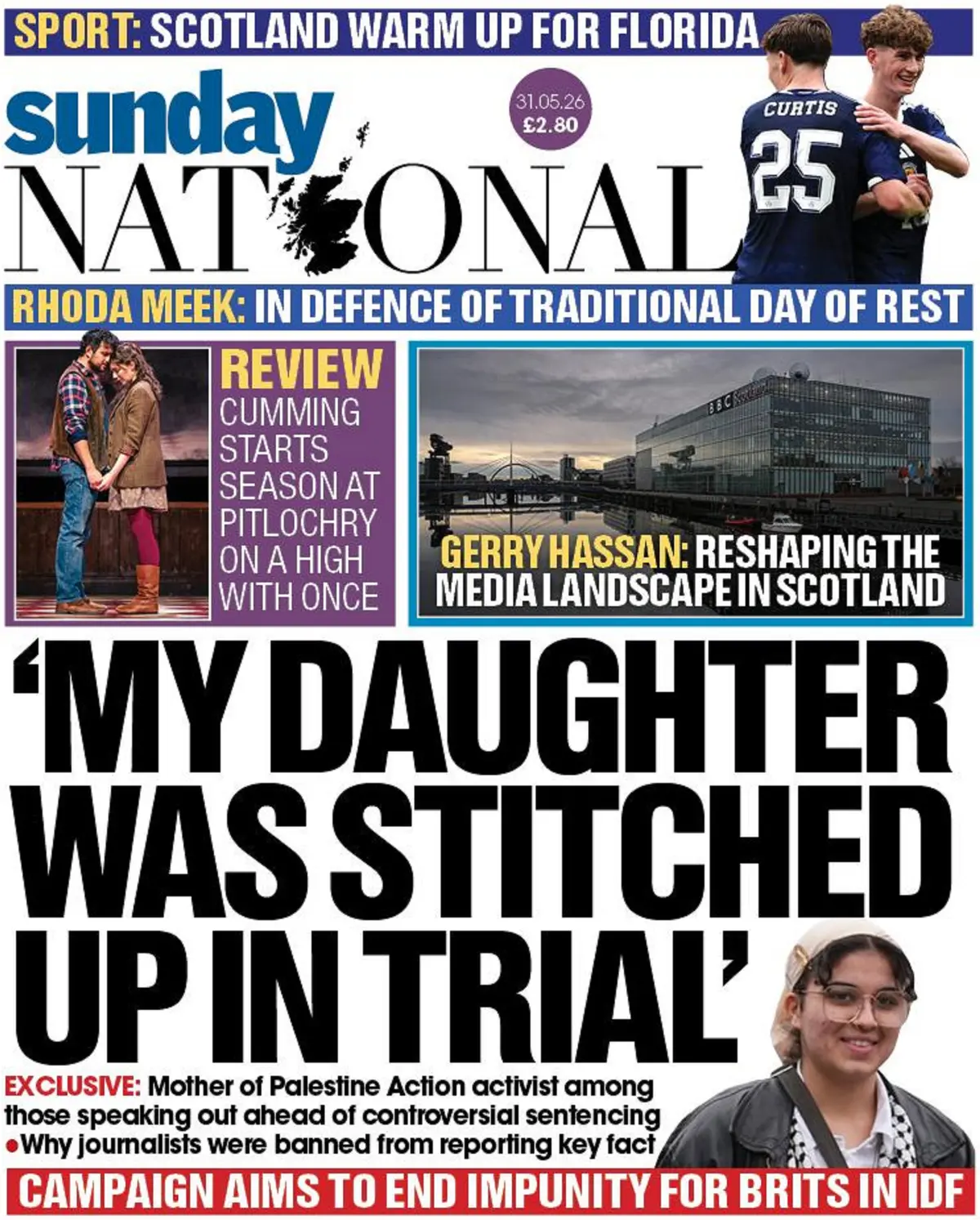Cover The National | Scotland 31/05/2026
