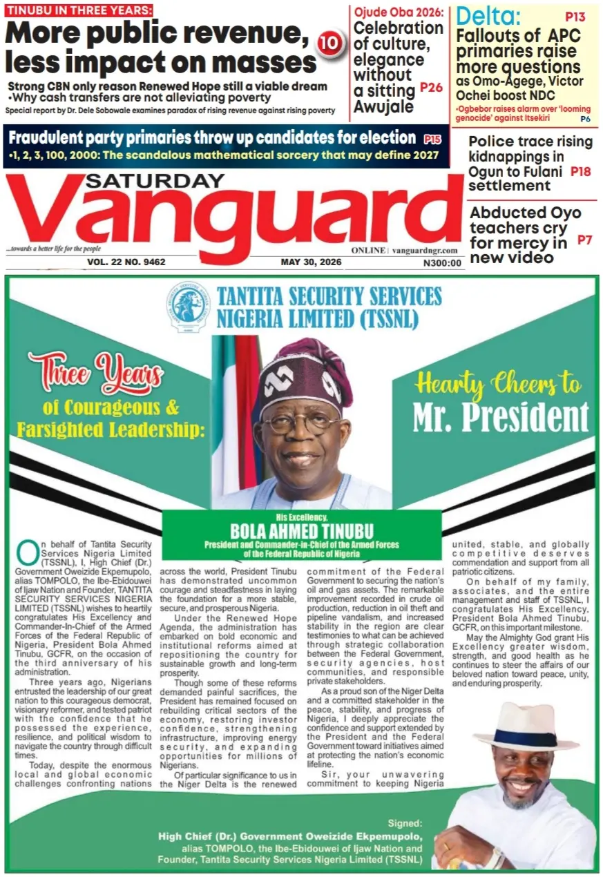 Cover Vanguard 30/05/2026