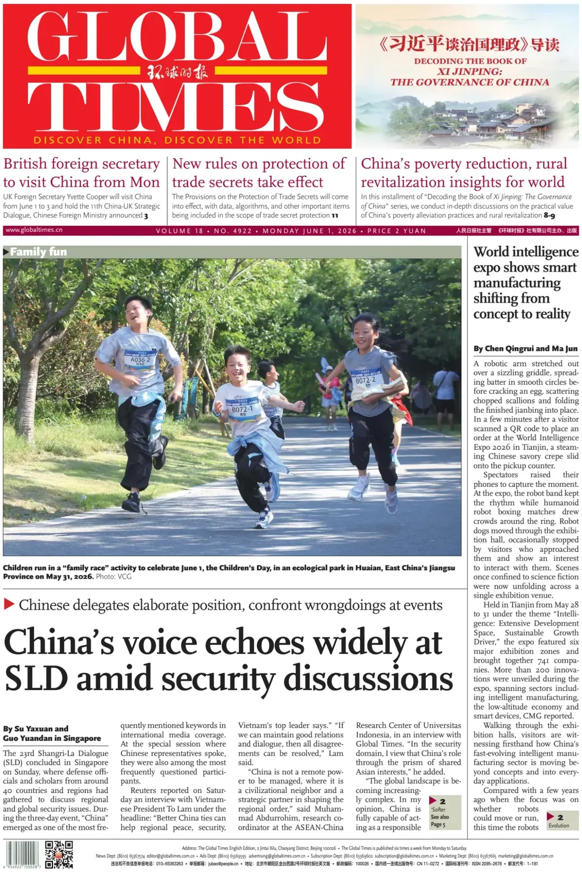 Cover Global Times 01/06/2026