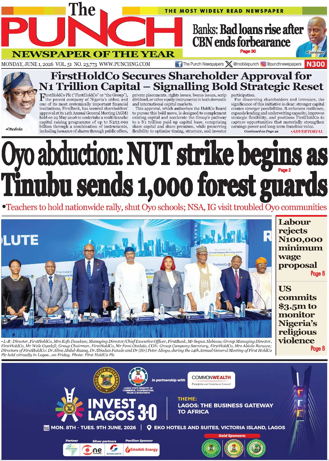 Cover The Punch 01/06/2026