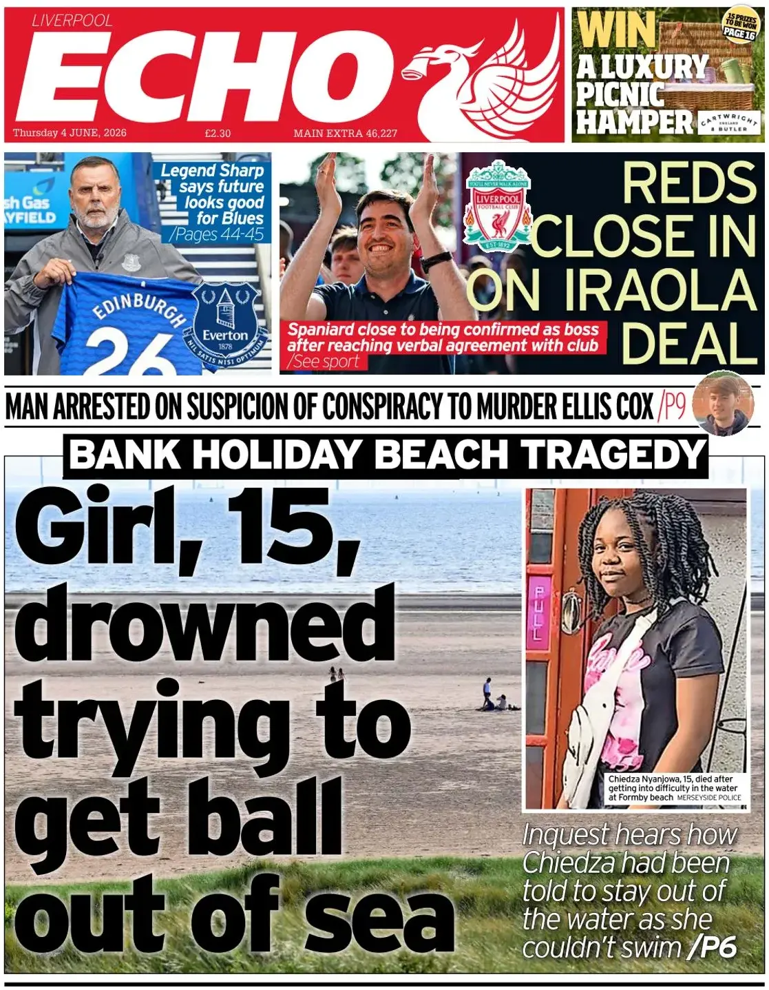 Cover Liverpool Echo 04/06/2026