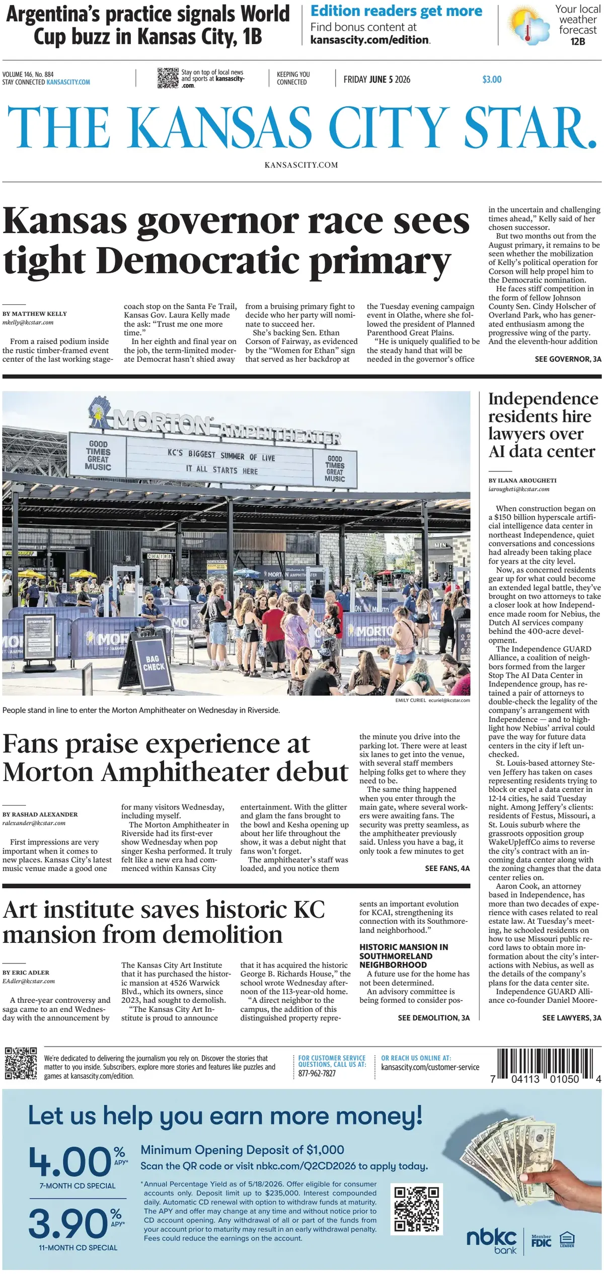 Cover The Kansas City Star 05/06/2026
