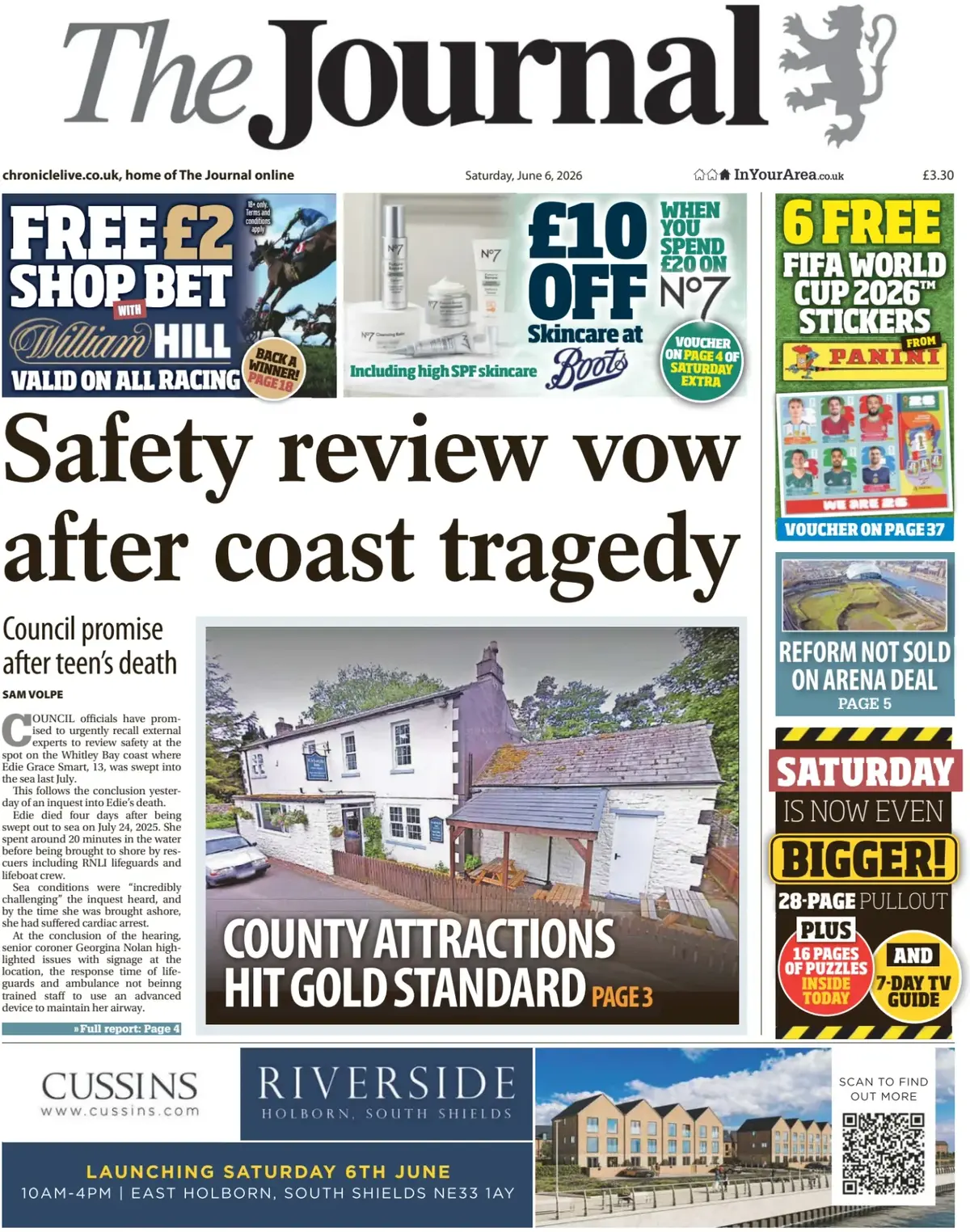 Cover The Journal | Newcastle 06/06/2026