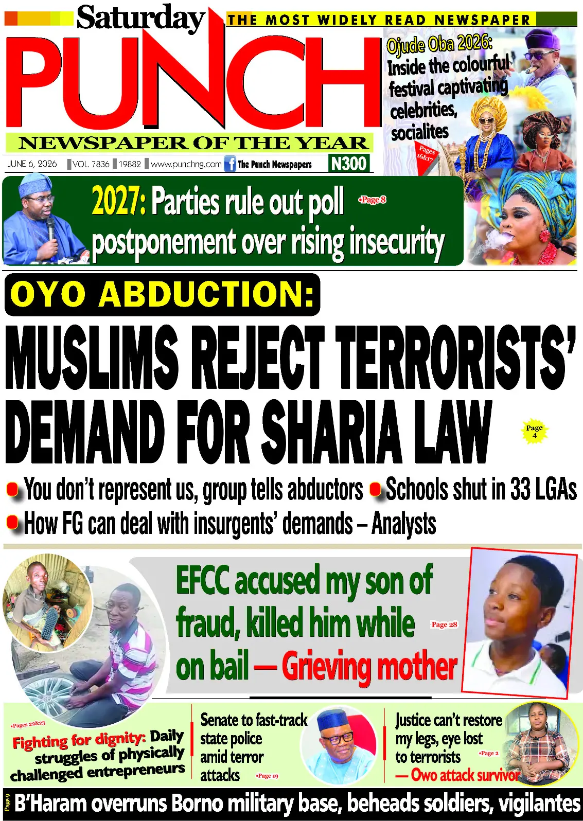 Cover The Punch 06/06/2026