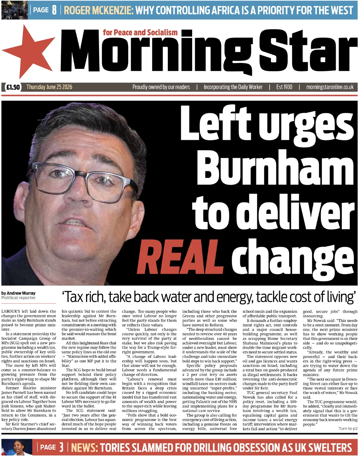Cover Morning Star 25/06/2026