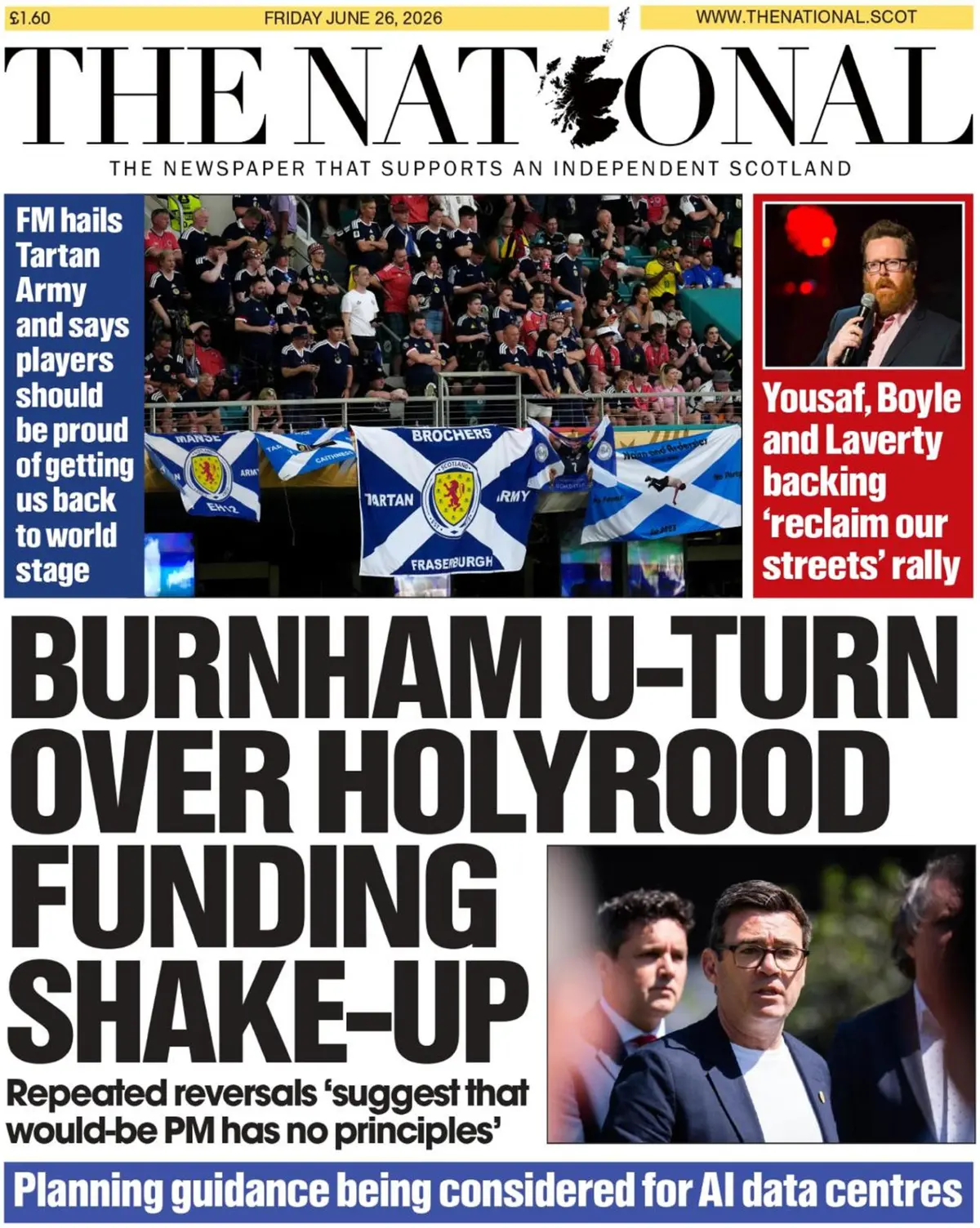 Cover The National | Scotland 26/06/2026