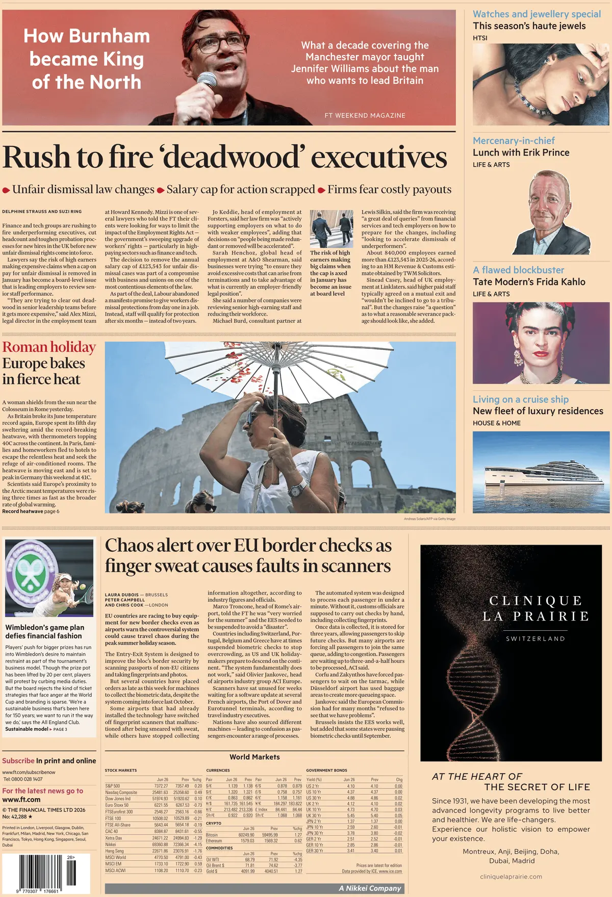 Cover Financial Times 28/06/2026