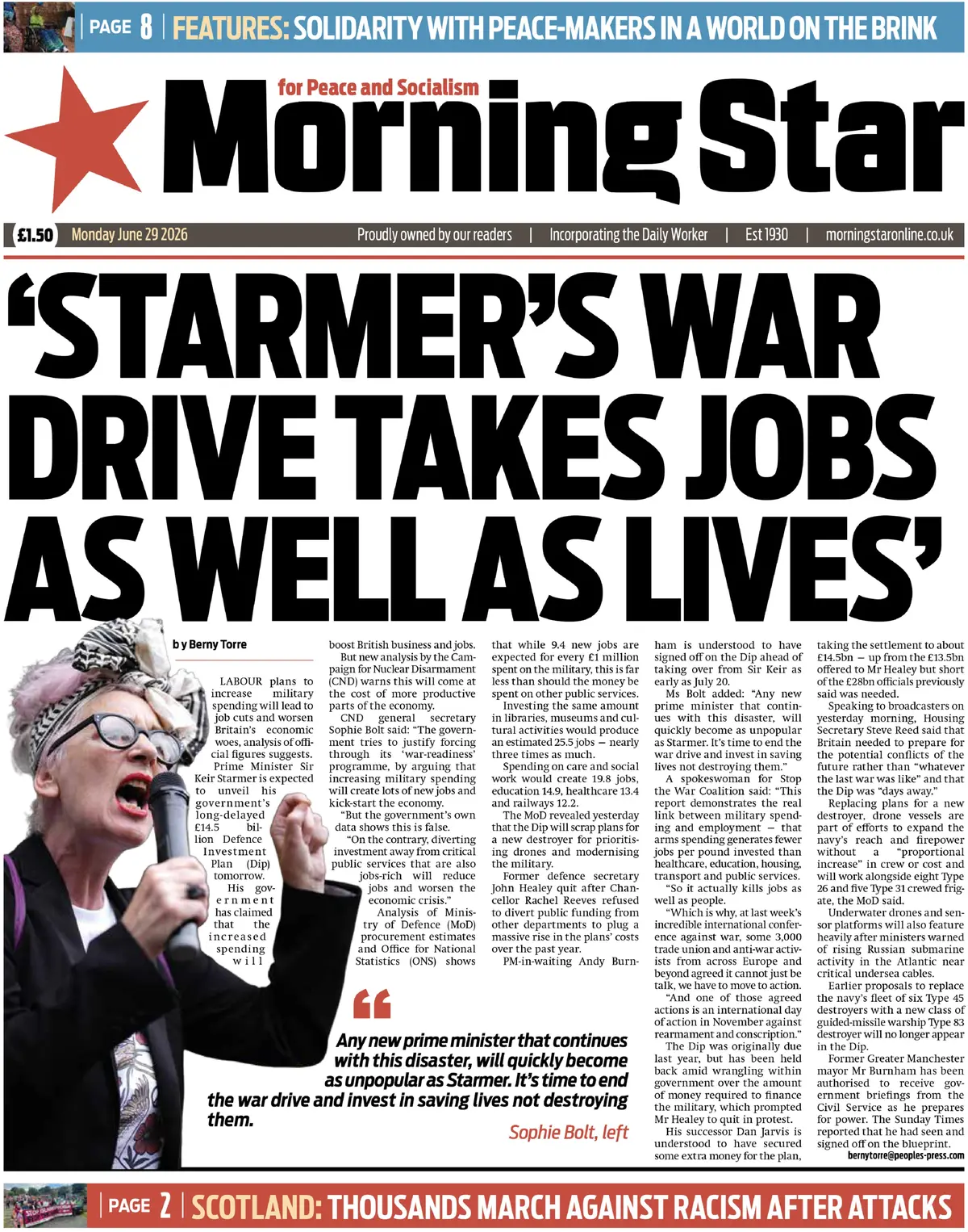 Cover Morning Star 29/06/2026